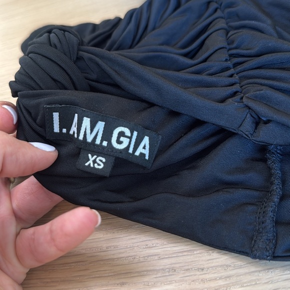 I.AM.GIA Revolve Estel Crop Top Black Size XS x1256 - Picture 3 of 4